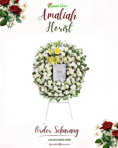 Krans Bunga Duka Cita di Sangeh